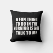 皮肉おもしろいことわざ内向的引用文 クッション (正面)