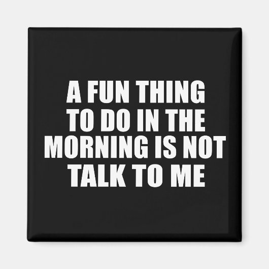 皮肉おもしろいことわざ内向的引用文 マグネット (正面)