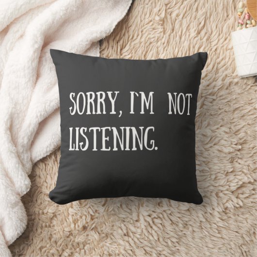 皮肉おもしろいことわざ白フォント クッション (ブランケット)