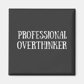 皮肉おもしろいことわざ白フォント マグネット (正面)