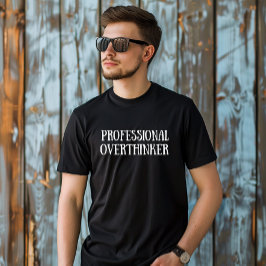 皮肉おもしろいことわざ白フォント Tシャツ