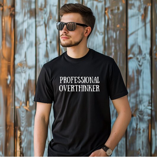 皮肉おもしろいことわざ白フォント Tシャツ