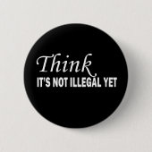 皮肉おもしろいことわざ 缶バッジ (正面)