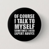 皮肉おもしろいことわざ 缶バッジ (正面)