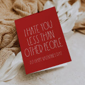 皮肉おもしろいっぽいバレンタインのカード シーズンカード