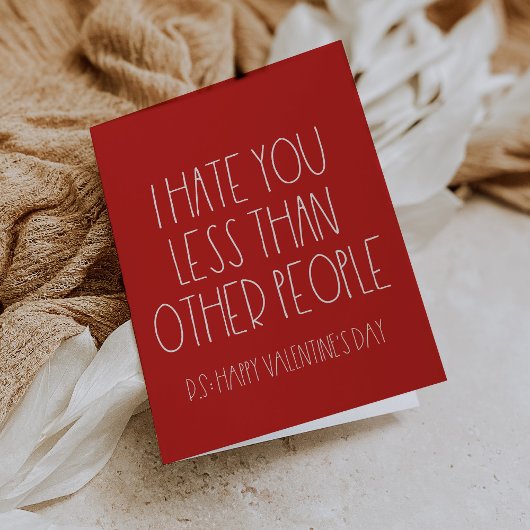 皮肉おもしろいっぽいバレンタインのカード シーズンカード