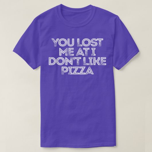 皮肉おもしろいなことわざ失った私は好きではない Tシャツ (デザイン正面)