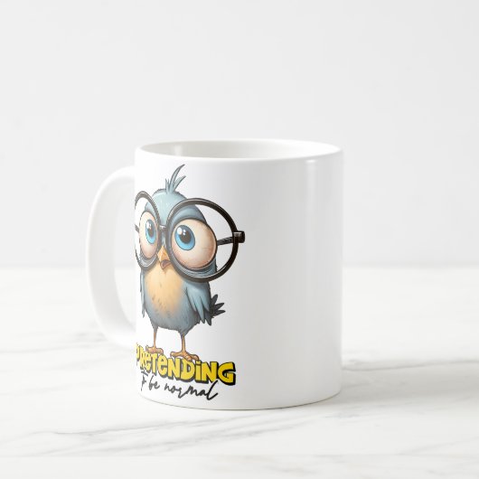 皮肉おもしろいなことわざ コーヒーマグカップ (正面左)