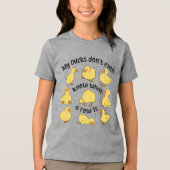 皮肉おもしろいなアヒル トライブレンドＴシャツ (正面)