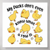 皮肉おもしろいなアヒル ポスター (正面)