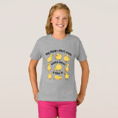 皮肉おもしろいなアヒル Tシャツ (正面フル)