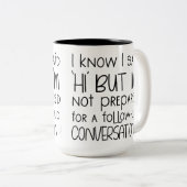 皮肉おもしろいなコーヒーマグ ツートーンマグカップ (正面右)