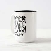 皮肉おもしろいなコーヒーマグ ツートーンマグカップ (正面左)