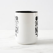 皮肉おもしろいなコーヒーマグ ツートーンマグカップ (中央)