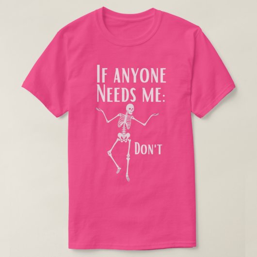 皮肉おもしろいなサッシーの骨格 Tシャツ (デザイン正面)