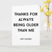 皮肉おもしろいなユーモアの失礼な旧友 カード (黄色い花)