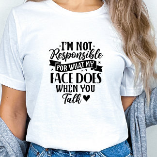 皮肉おもしろいな不快Tシャツ Tシャツ