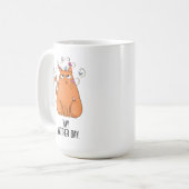 皮肉おもしろいな別の日猫 コーヒーマグカップ (正面左)