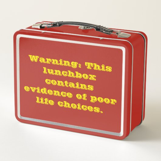 皮肉おもしろいな弁当箱引用文 メタルランチボックス (裏面)