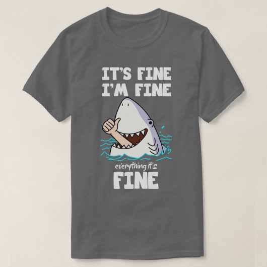 皮肉おもしろいな引用文は素晴らしすべて素晴らしの Tシャツ (デザイン正面)