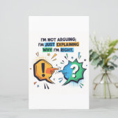 皮肉おもしろいな引用文サイン – 私は議論していない (スタンド正面)