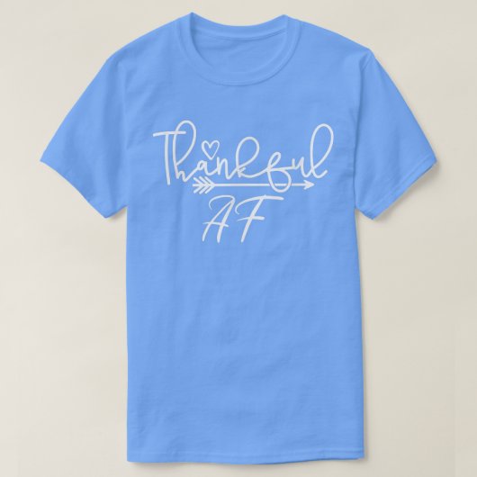 皮肉おもしろいな感謝祭AF Tシャツ (デザイン正面)