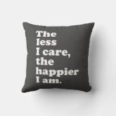 皮肉おもしろいな態度感動的引用文 クッション (裏面)