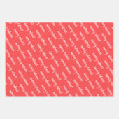 皮肉おもしろいな猫プン ラッピングペーパーシート (正面2)