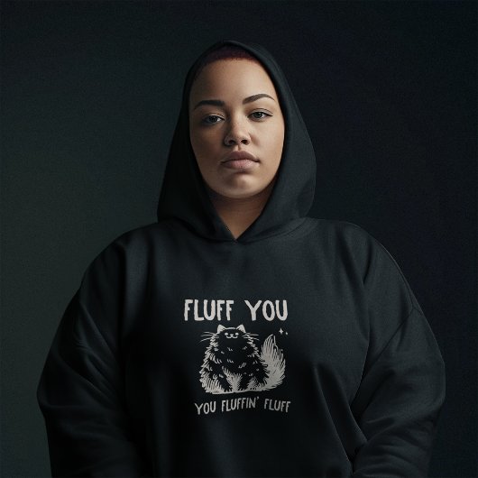 皮肉おもしろいな猫 パーカ