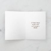 皮肉おもしろいな疲れ果てた主婦 カード (内部)