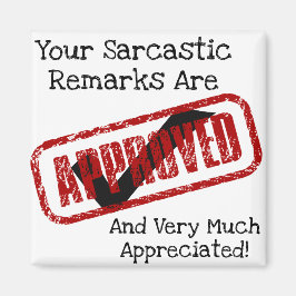 皮肉おもしろいな発言が承認される マグネット