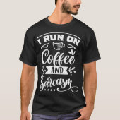 皮肉おもしろいな笑わされるギャグlよく知られている黒 tシャツ (正面)