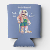 皮肉おもしろいな老男性スカンジナビアのトロール 缶クーラー (裏面)