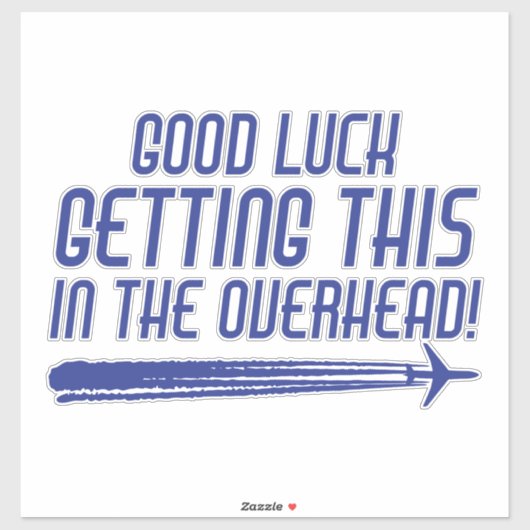 皮肉おもしろいな航空会社オーバーウエイト手荷物引用文 シール (シート)