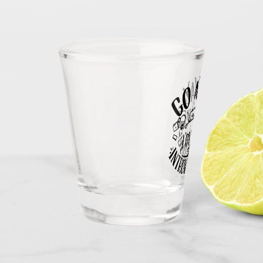 皮肉おもしろいな言葉の芸術 ショットグラス (左)
