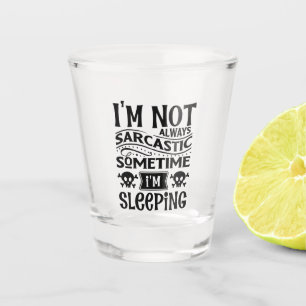 皮肉おもしろいな言葉art shot Glass ショットグラス