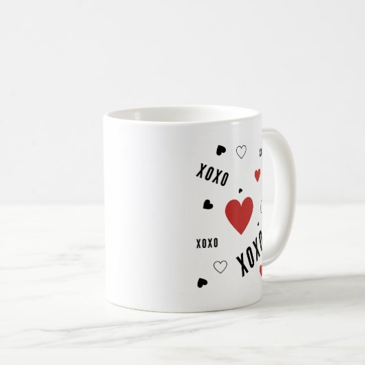 皮肉おもしろいな誕生日は友達に兄弟姉妹 コーヒーマグカップ (正面右)