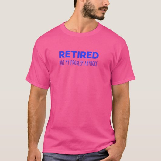 皮肉おもしろいな退職引用文は、私の問題ではない Tシャツ (正面)