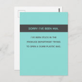 皮肉おもしろいな ポストカード (正面/裏面)