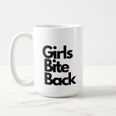 皮肉おもしろいな「女の子の噛み戻り」引用文 コーヒーマグカップ