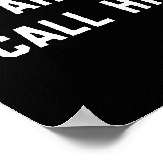 皮肉おもしろいなHrを呼べ!冗談 ポスター (角)