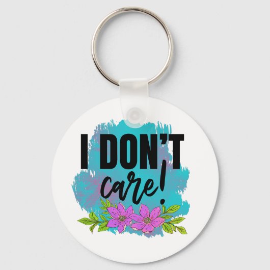 皮肉おもしろいは芸術と気に言わない キーホルダー (正面)