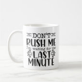 皮肉おもしろいを言わせるな コーヒーマグカップ (左)