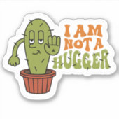 皮肉おもしろいサボテン シール (正面)