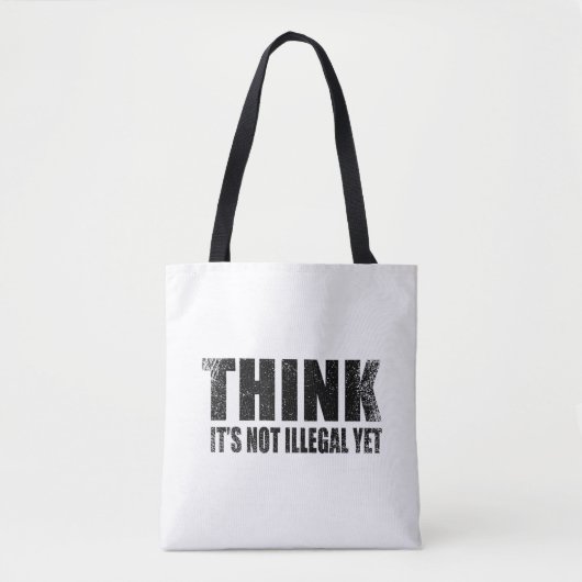 皮肉おもしろいスローガン大人のユーモア皮肉 トートバッグ (正面)