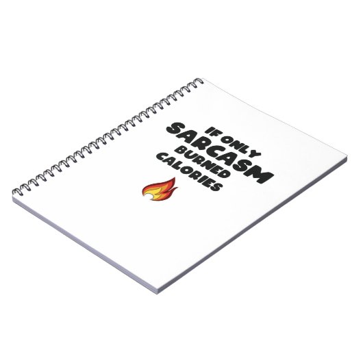 皮肉おもしろい引用文十代の女性の男性の皮肉 ノートブック (左側)