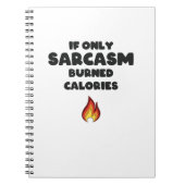 皮肉おもしろい引用文十代の女性の男性の皮肉 ノートブック (正面)