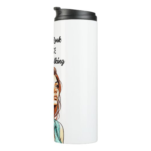 皮肉おもしろい引用文 あなたは話し続ける タンブラー (回転右)