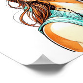 皮肉おもしろい引用文 あなたは話し続ける ポスター (角)