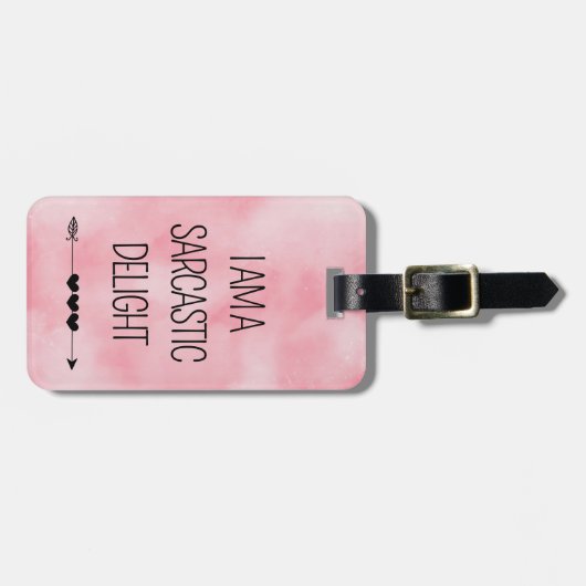 皮肉おもしろい旅行 ラゲッジタグ (正面横)